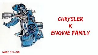Chrysler K engine family￼ 135 (2.2L), 153 (2.5L)
