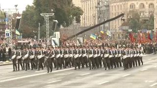 Ukraine Marks 25th Independence Day with Military Parade