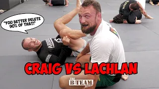 Craig Jones vs Lachlan Giles (He Just Stood Up!) | B-Team Training