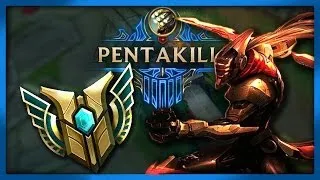 Master Yi 1v5 Pentakill Montage