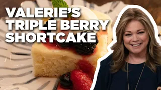 Valerie Bertinelli's Triple Berry Cream Cheese Shortcak | Valerie's Home Cooking | Food Network