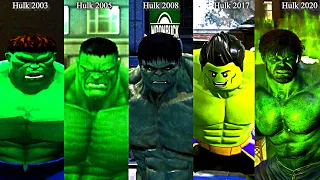 Hulk 2005 Vs Hulk 2005 Vs Hulk 2008 Vs Hulk 2017 Vs Hulk 2020 | Comparison