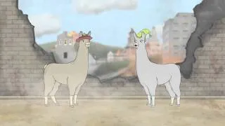 Lamas mit Hüten 3 - Walliserdeutsch Edition