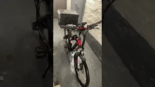 Arrow-10 electric bike- Uber eats/DoorDash delivery set up