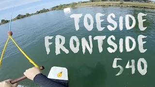 TOESIDE FRONTSIDE 540 - WAKEBOARDING - CABLE