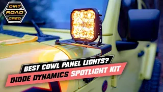 Best Cowl Panel Jeep Wrangler Lights? (Diode Dynamics SS5 Spotlight Kit)