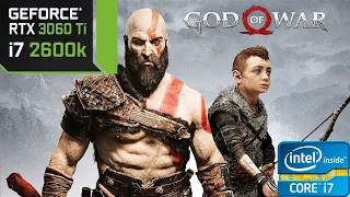 God Of War  | Ultra Settings | RTX 3060 Ti + i7-2600k | 1080p
