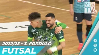 Haladás VSE – Magyar Futsal Akadémia | 8-1 | Férfi Futsal NB I | 3. forduló | MLSZTV