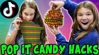 Pop It Fidget Candy Hacks! Testing Viral Pop It Hacks