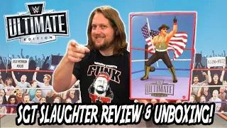 SGT Slaughter SDCC 2021 Exclusive WWE Mattel Ultimate Edition Unboxing & Review!