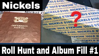 Nickel Roll Hunting and Coin Collection Album Filling #1