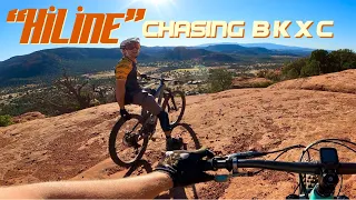 Hiline Trail Chasing BKXC For My First Ride In Sedona Arizona / These Trails Get Technical!