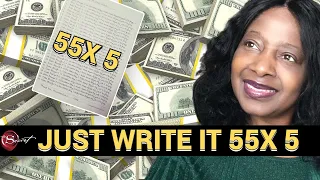 SECRET 55x5 MANIFESTATION Technique | SCRIPTING To Manifest Anything