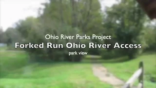 208 Ohio Meigs Long Bottom Forked Run Ohio River Access park view
