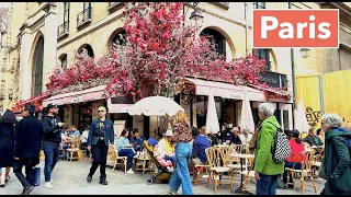 Paris France, Paris HDR walking tour - Paris city center - Spring 2023 - 4K HDR 60 fps