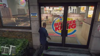 Gta v Working Burger King