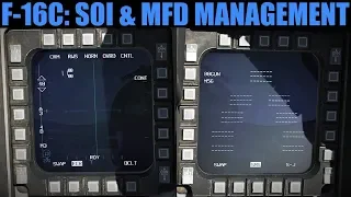 F-16C Viper: "SOI" & MFD Function Management Tutorial | DCS WORLD