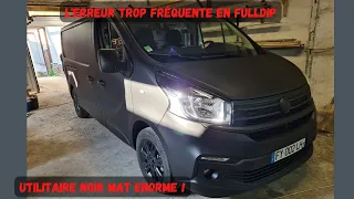 L'ERREUR LA PLUS FREQUENTE EN FULLDIP, EXEMPLE SUR CET UTILITAIRE NOIR MAT