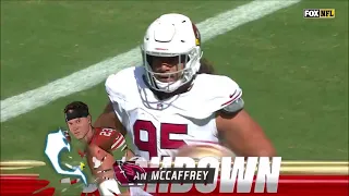 Christian McCaffrey Touchdowns - San Francisco 49ers vs Arizona Cardinals - NFL Week 4 2023