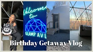 BIRTHDAY VLOG | GLAMPING GETAWAY IN ASHEVILLE, NC! | GLAMP AVL + THINGS TO DO | ZENESE ASHLEY
