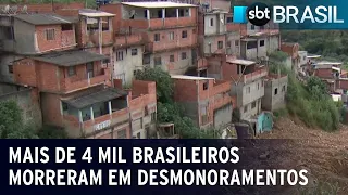 Mais de 4 mil brasileiros morreram em desmoronamentos nos últimos 35 anos | SBT Brasil (25/02/23)