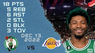 Marcus Smart All possessions 13-12-2022 CELTICS vs LAKERS NBA REGULAR SEASON