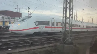 Germany Frankfurt to Luxembourg Part 1 Fastest Train in Germany Ice Train 4K HDR 60fps
