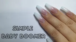 DIY / BABY BOOMER WITH POLYGEL / FRENCH OMBRE / EASY AND SIMPLE / SELF NAIL AT HOME