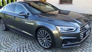 Audi A5 F5 Quattro Stronic 190KM S-line Matrix Daytona Grau Virtual Cockpit Alcantara