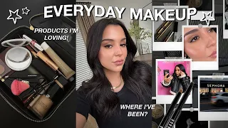 I'M BACK!! *everyday makeup routine + where i've been?*