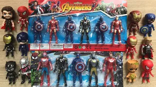 5 Minutes Satisfying With Unboxing Superhero Avengers Set 23 Pieces | ASMR | Black Panther, Ant-Man