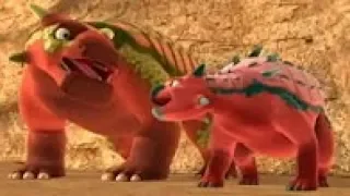 Поезд динозавров Юджин Эуоплоцефал Мультфильм для детей про динозавров