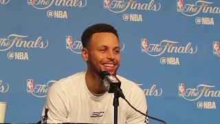 Steph explains whether he was pretending to poop on Cleveland's floor