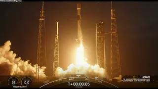 SpaceX Starlink 149 launch and Falcon 9 first stage landing, 25 March 2024
