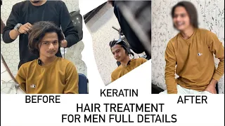 Keratin hair treatment | long hair keratin treatment boy