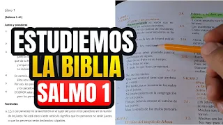 ¿Cómo estudiar la Biblia? Devocional 1 (Salmo capítulo 1)