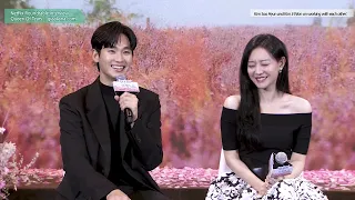 Kim Soo Hyun and Kim Ji Won on working together in Queen Of Tears at Netflix’s Roundtable Interview