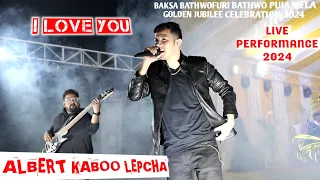 I Love You ( Bodyguard ) | Albert Kabo Lepcha Live Performance | Bathwofuri Bathwo Puja Mela 2024 |