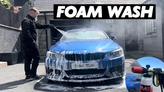 BMW 4 Series Foam Wash - Exterior Auto Detailing