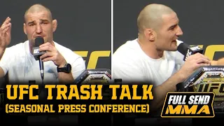 BEST TRASH TALK MOMENTS UFC SEASONAL PRESS CONFERENCE (HILARIOUS)