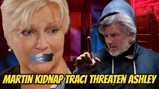 The Young And the Restless Spoilers Martin kidnaps Traci - threatening to exchange hostage Ashley