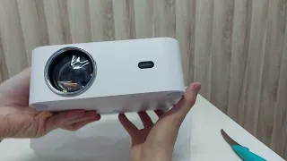 Распаковка проектор Xiaomi Wanbo Projector X1 Pro Android Smart Version EU