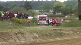 Autocross Uelzen Mai 2014 Klasse 4 mit Überschlag