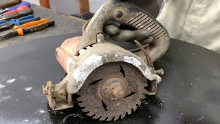 Restoration Old Rusty Hand Held Circular Saw // Restore The Old Concrete Cutter