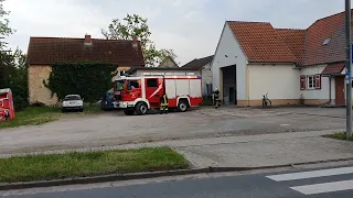 Ausrücken der Feuerwehr remkersleben nach Seehausen.