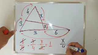 Menelaus' theorem 1 of 2