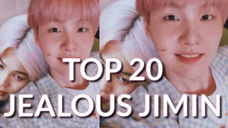 yoonmin ♡ top 20 of jimin being jealous and angry 💕 adorable moments + Taekook ❤