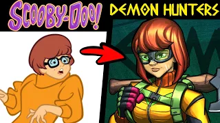 What if SCOOBY DOO Characters were DEMON HUNTERS?! (Story & Speedpaint)