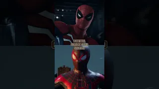 Spider-Man Peter Parker vs. Miles Morales #spiderman #milesmorales #marvel #ps5 #tomholland #ps4 #dc