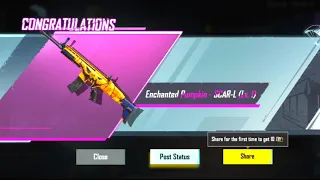 NEW SCAR-L PUMPKIN CRATE OPENING PUBG😍 BEST LUCKY CRATE OPENING FOR SCAR-L PUBG MOBILE